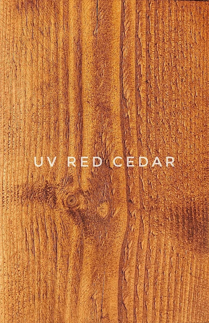 UV Red Cedar Swatch